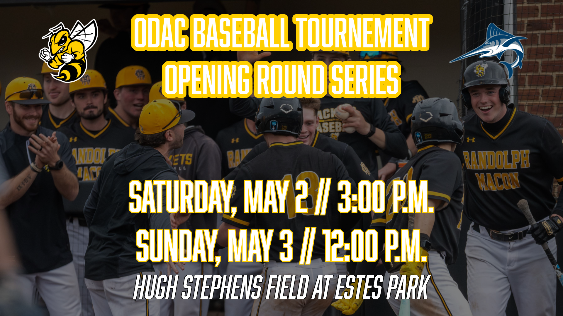 RMC Baseball Hosts ODAC QF