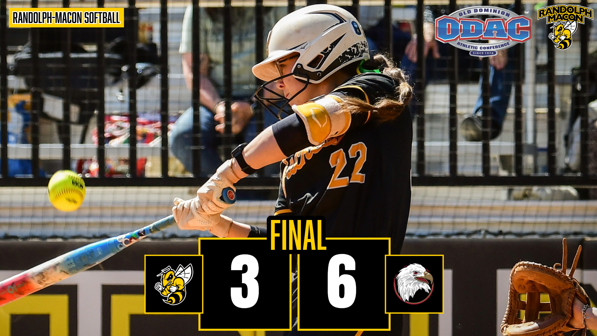 Softball Falls to Bridgewater by a score of 6-3 in ODAC Pod Play