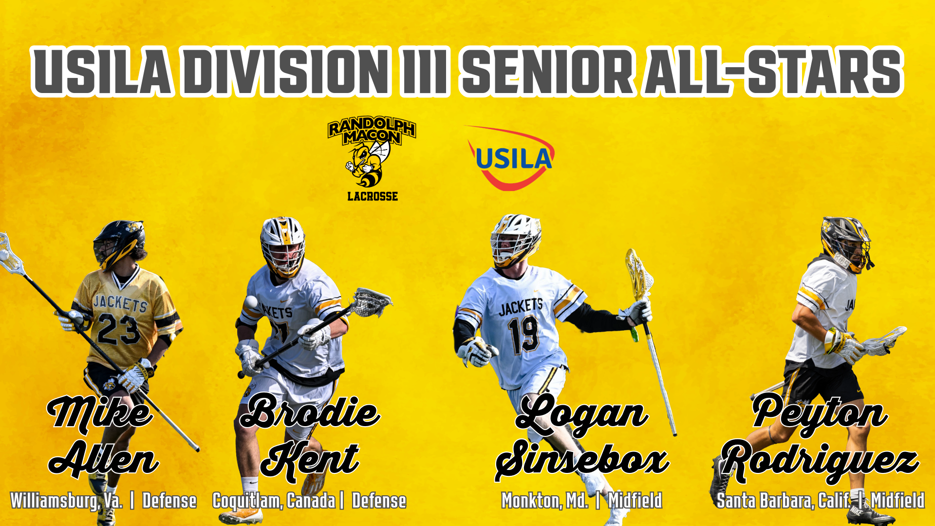 USILA Senior All-Star Selections 