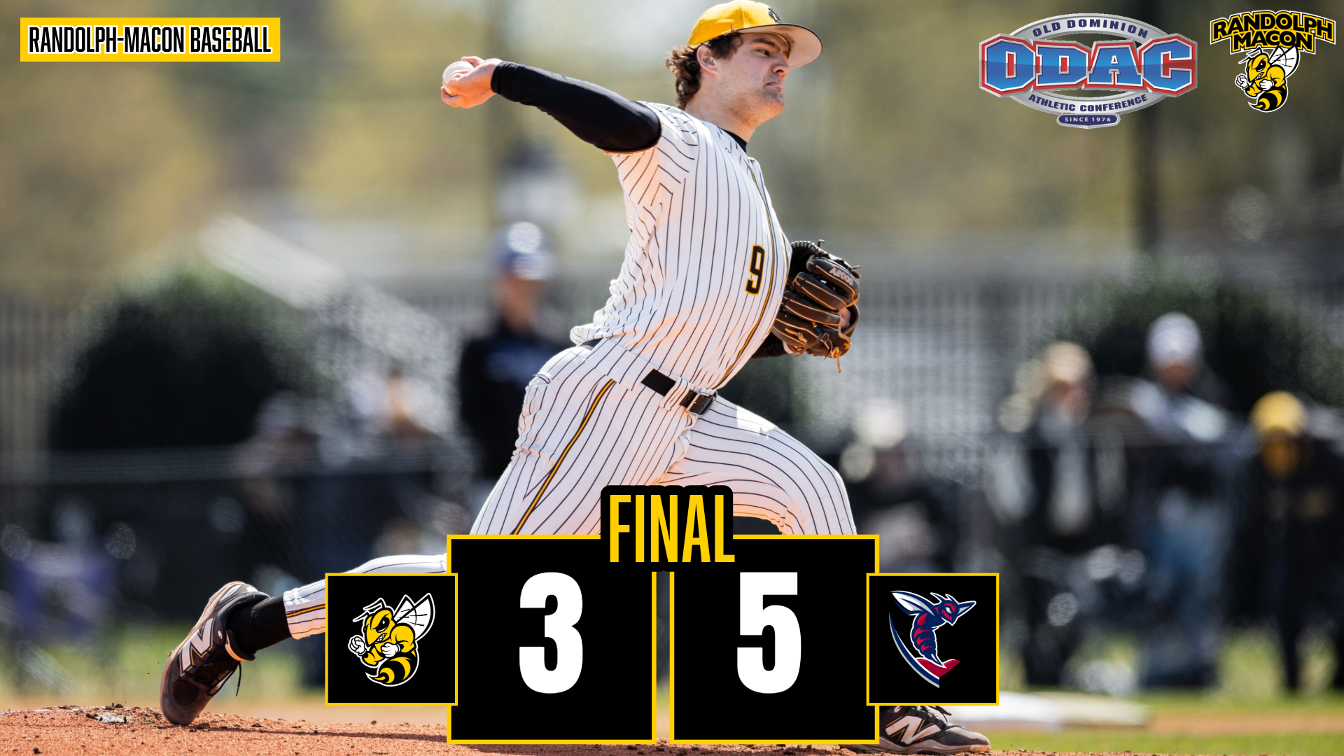 RMC Baseball falls in ODAC Semi Game 1