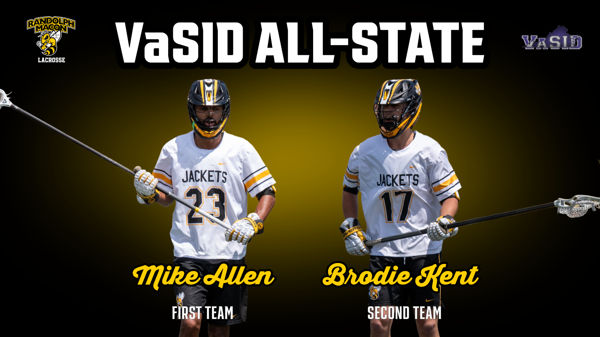 Allen and Kent Named to VaSID All-State Teams