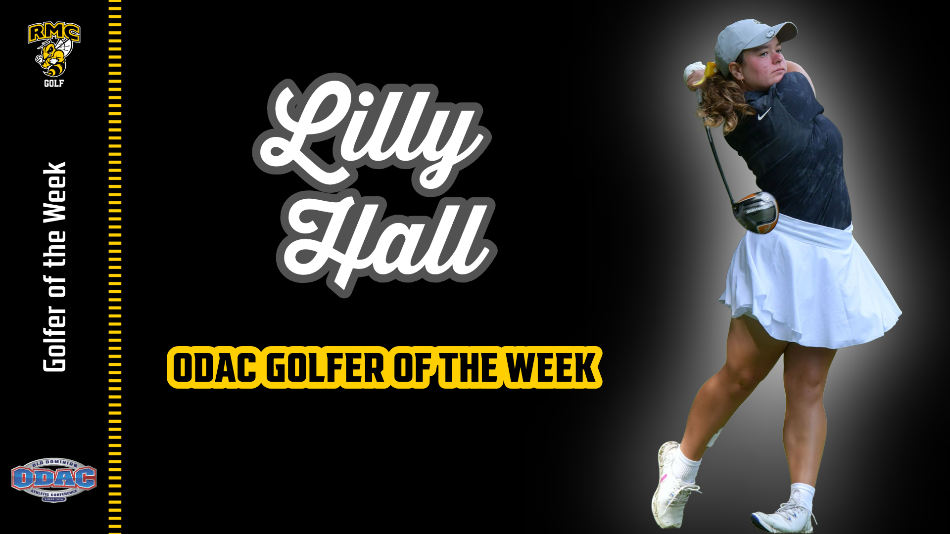 Lilly Hall ODAC Golfer of the Week Release