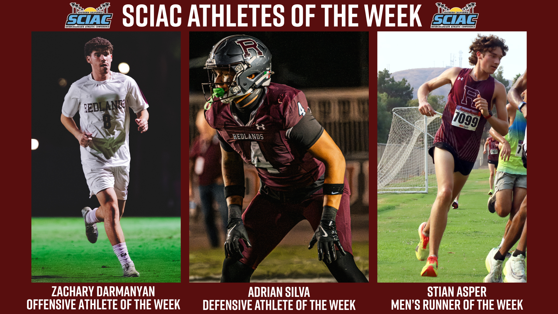 SCIAC Athletes of the Week