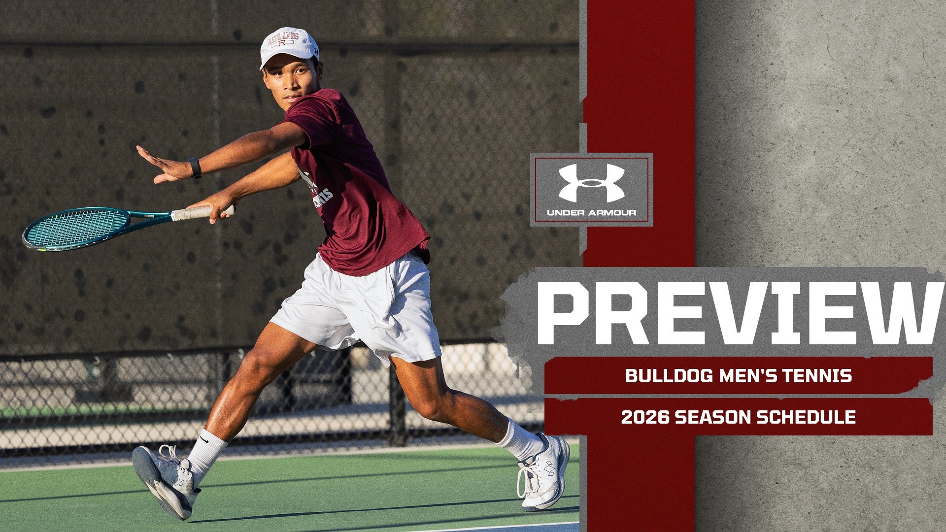 Edited - 2026 Men's Tennis Schedule Preview Graphic
