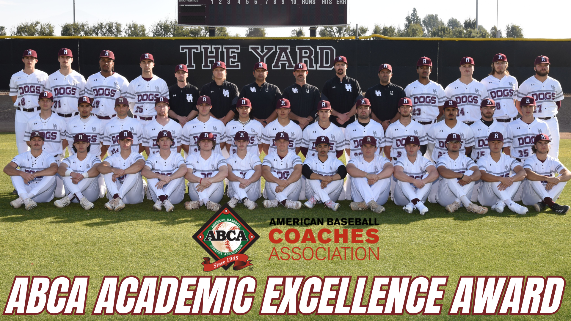 2024-25 ABCA Academic Excellence Award
