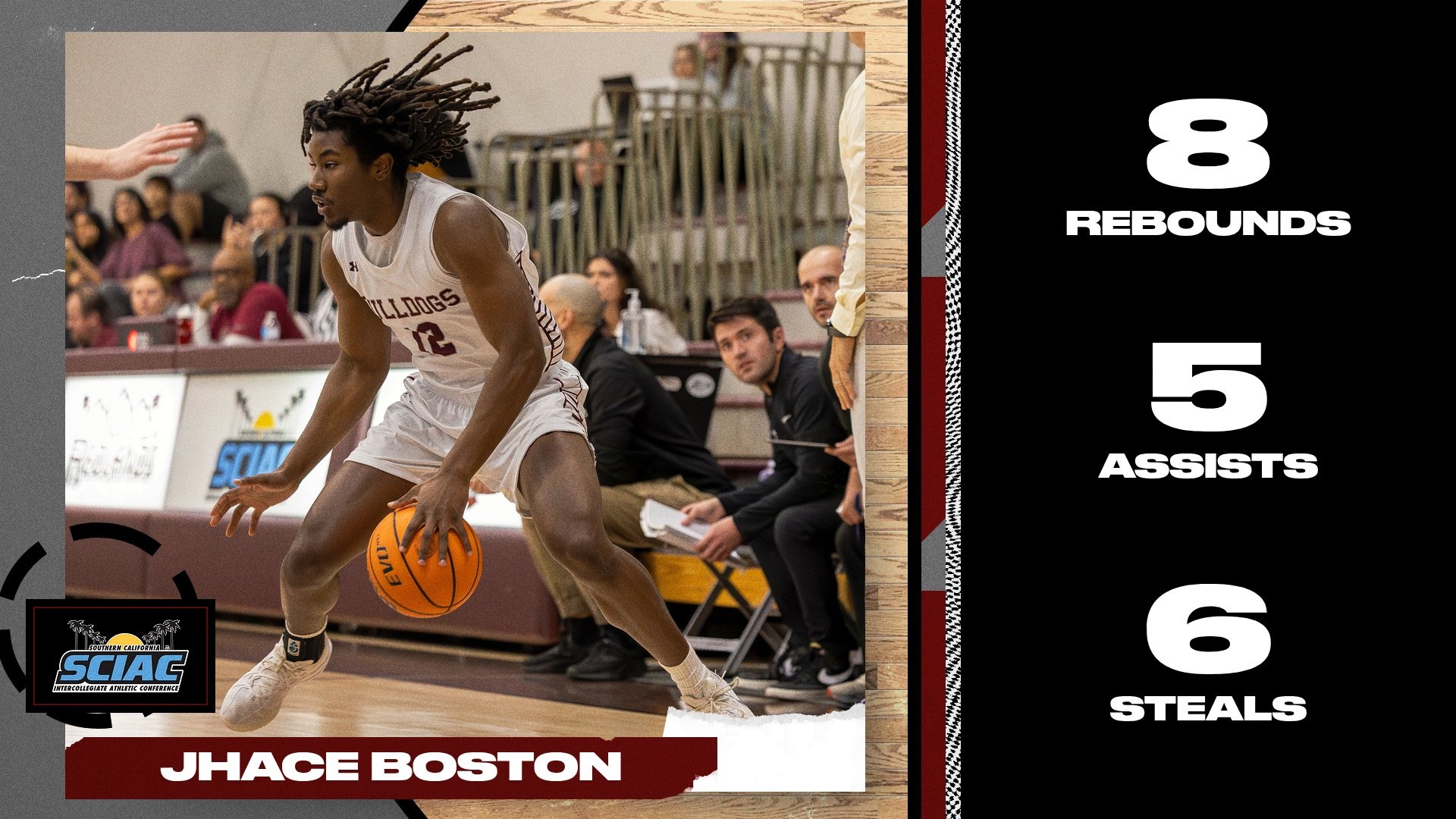 Jhace Boston - SCIAC Athlete of the Week