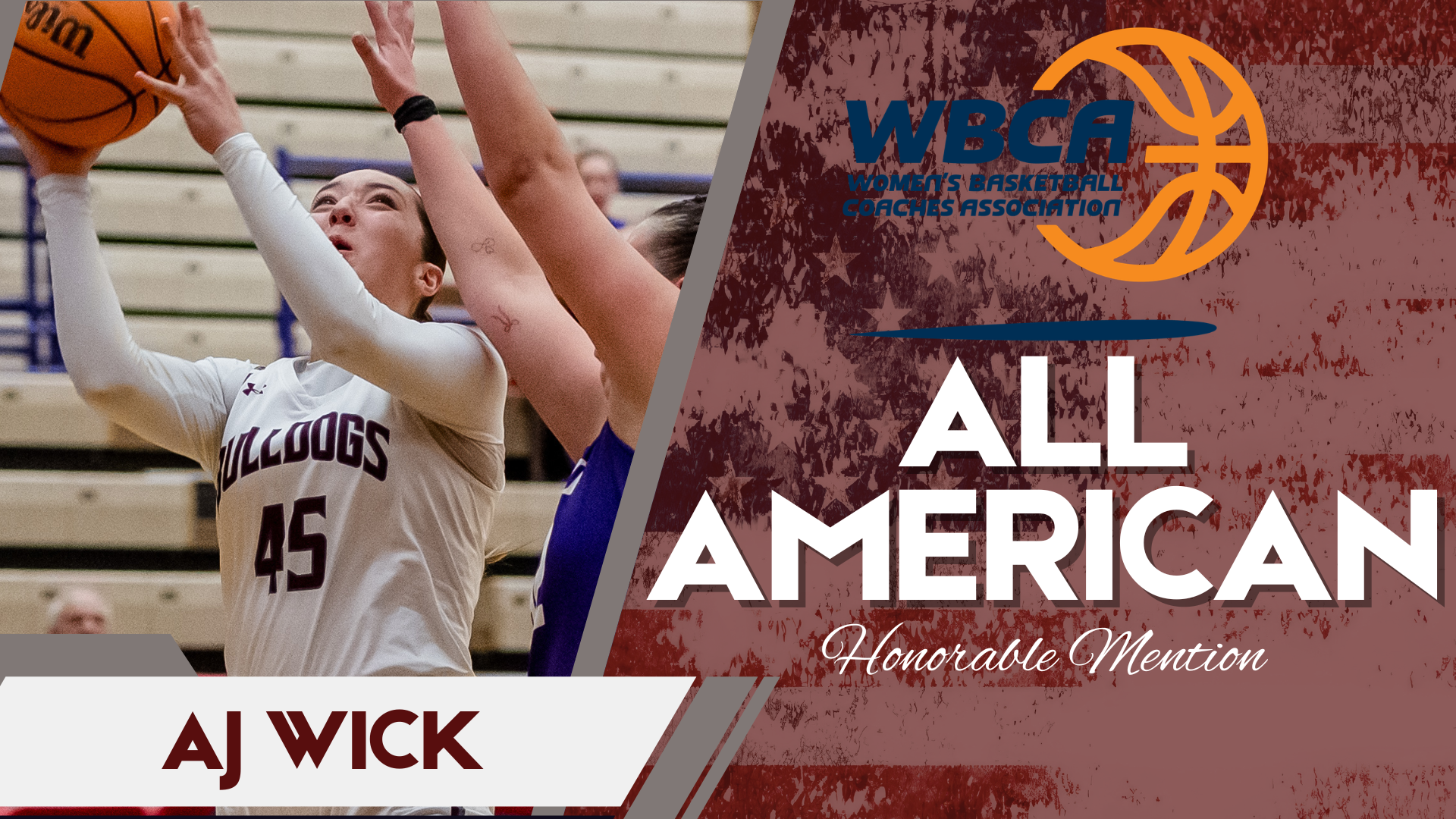 AJ Wick - Honorable Mention All-American