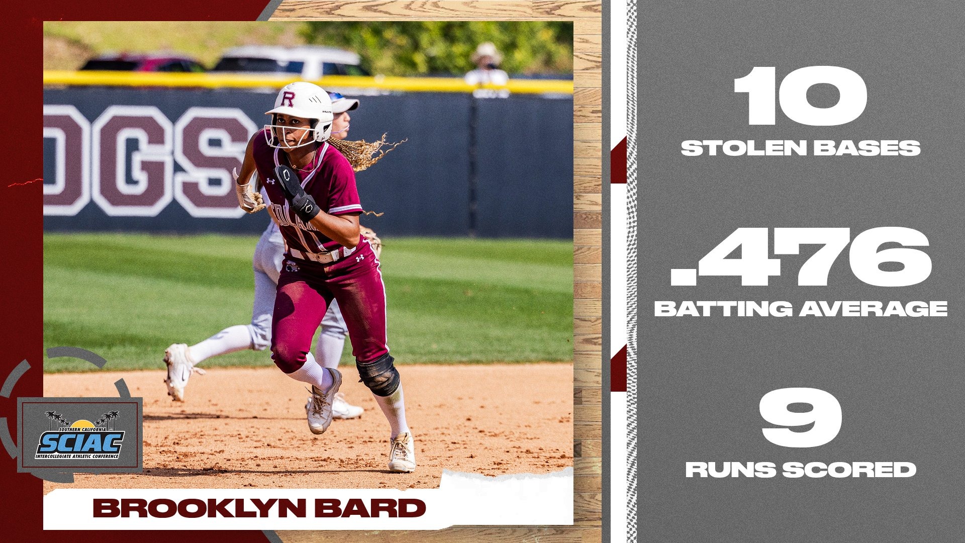Brooklyn Bard - SCIAC Athlete of the Week