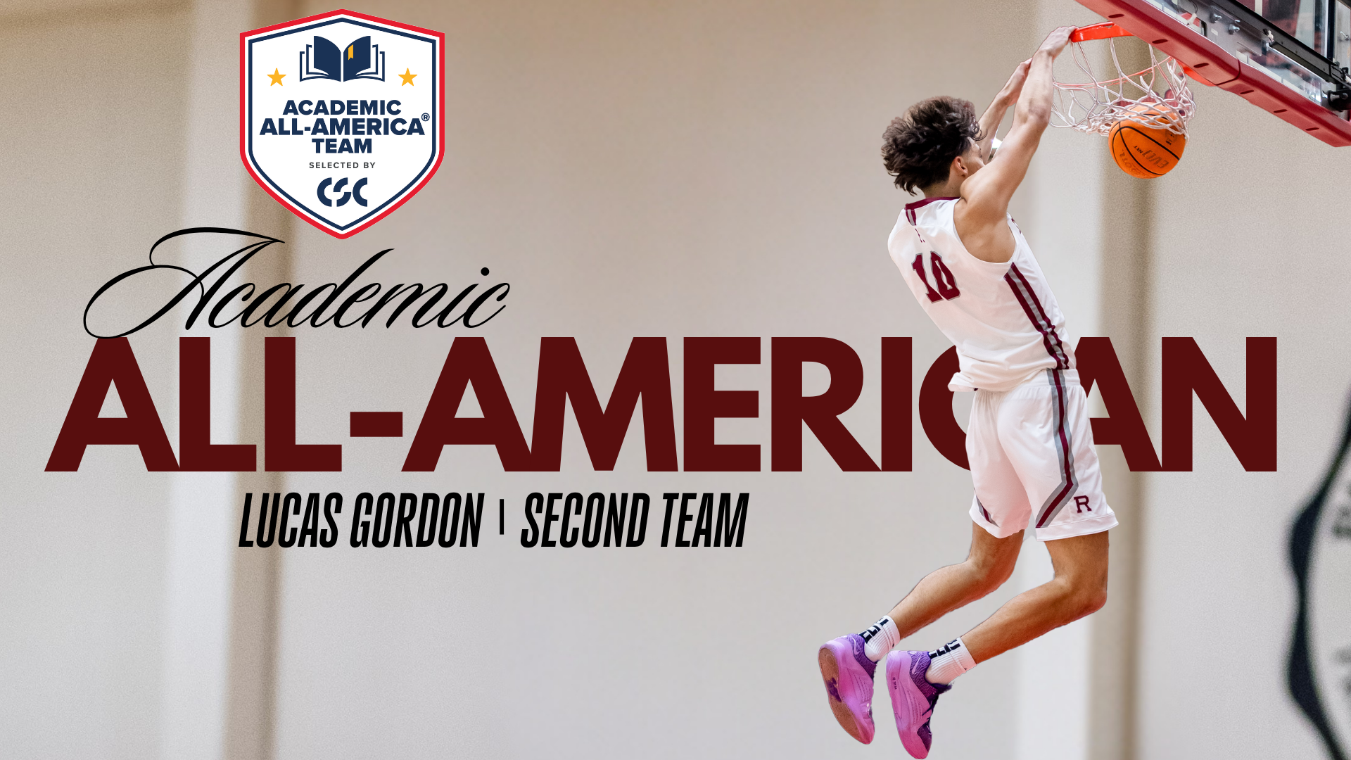 Lucas Gordon - Academic All-American