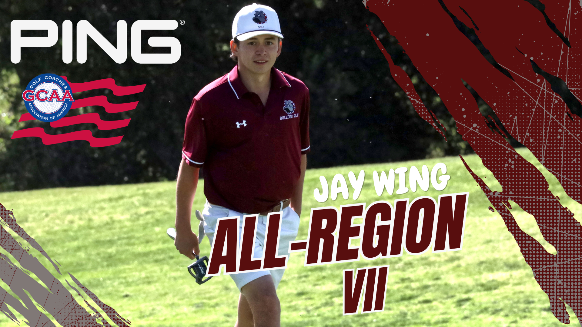 Men's Golf - Jay Wing (All-Region)