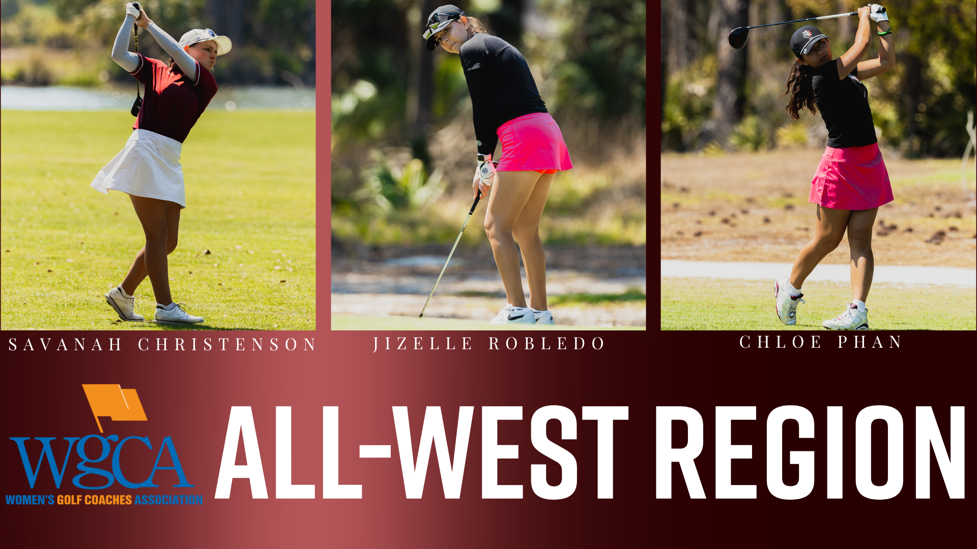 2026 Women's Golf WGCA All-West Region