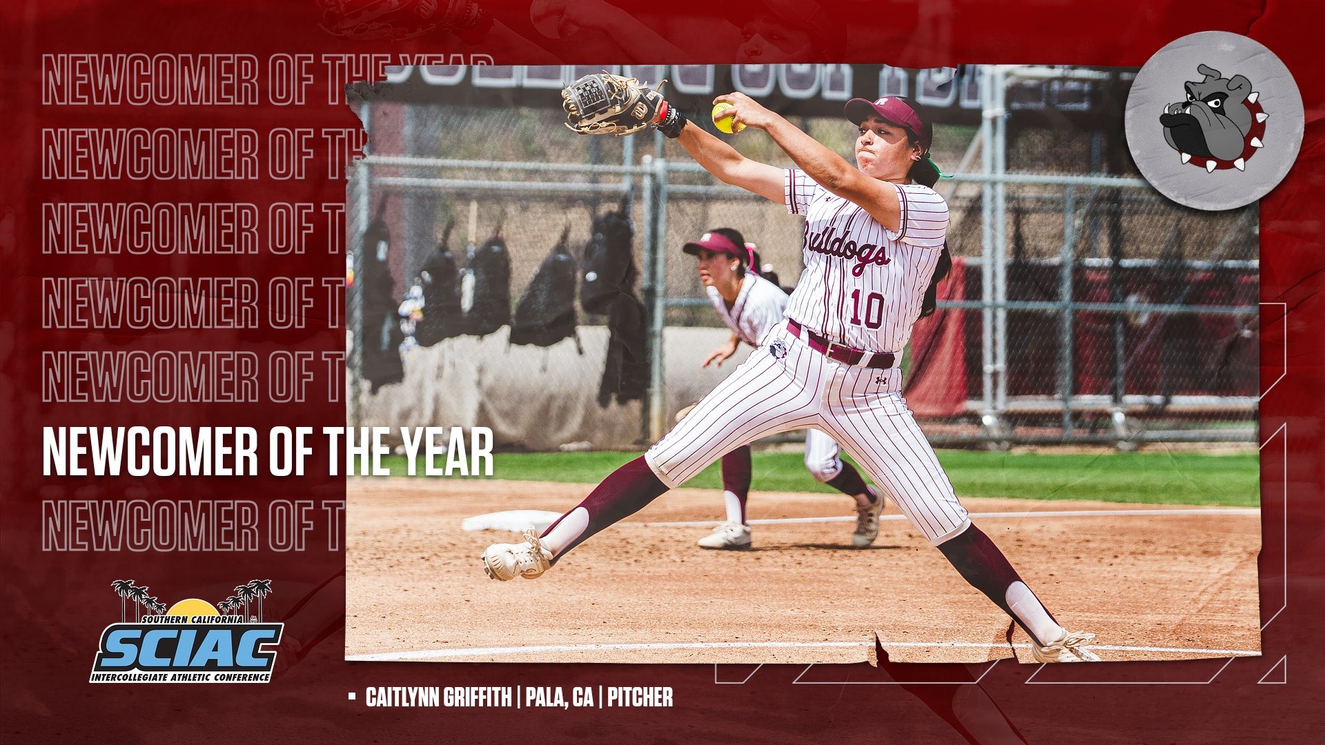 Caitlynn Griffith - SCIAC Newcomer of the Year