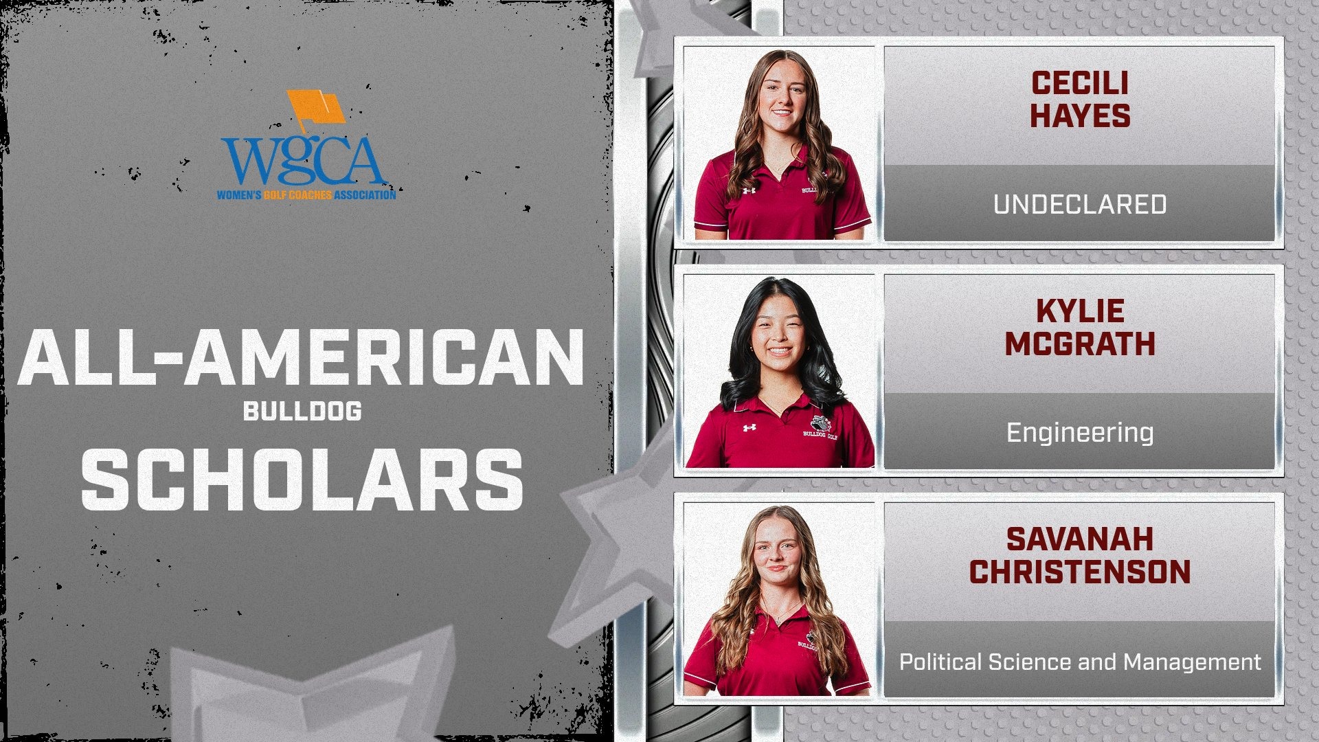 2025-26 WGCA All-American Scholars