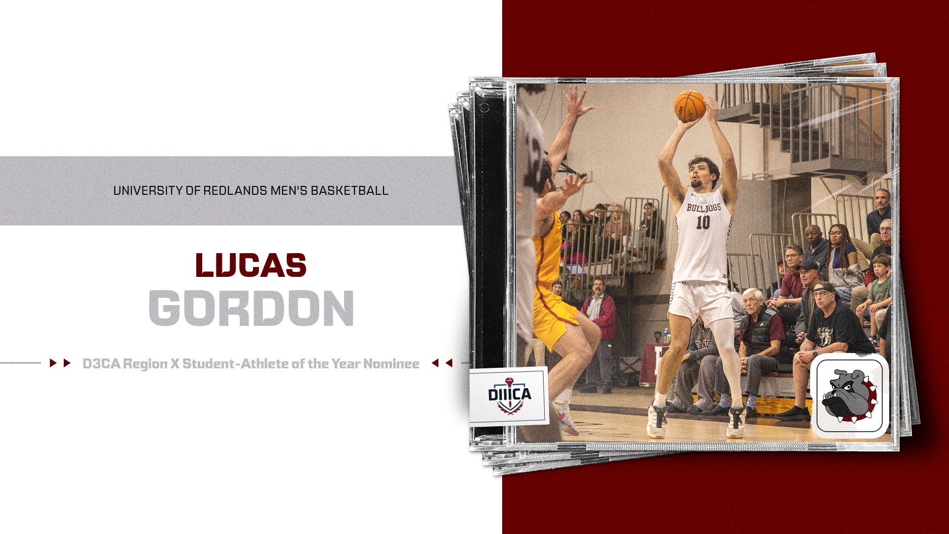 Lucas Gordon - D3CA Student-Athlete of the Year Nominee
