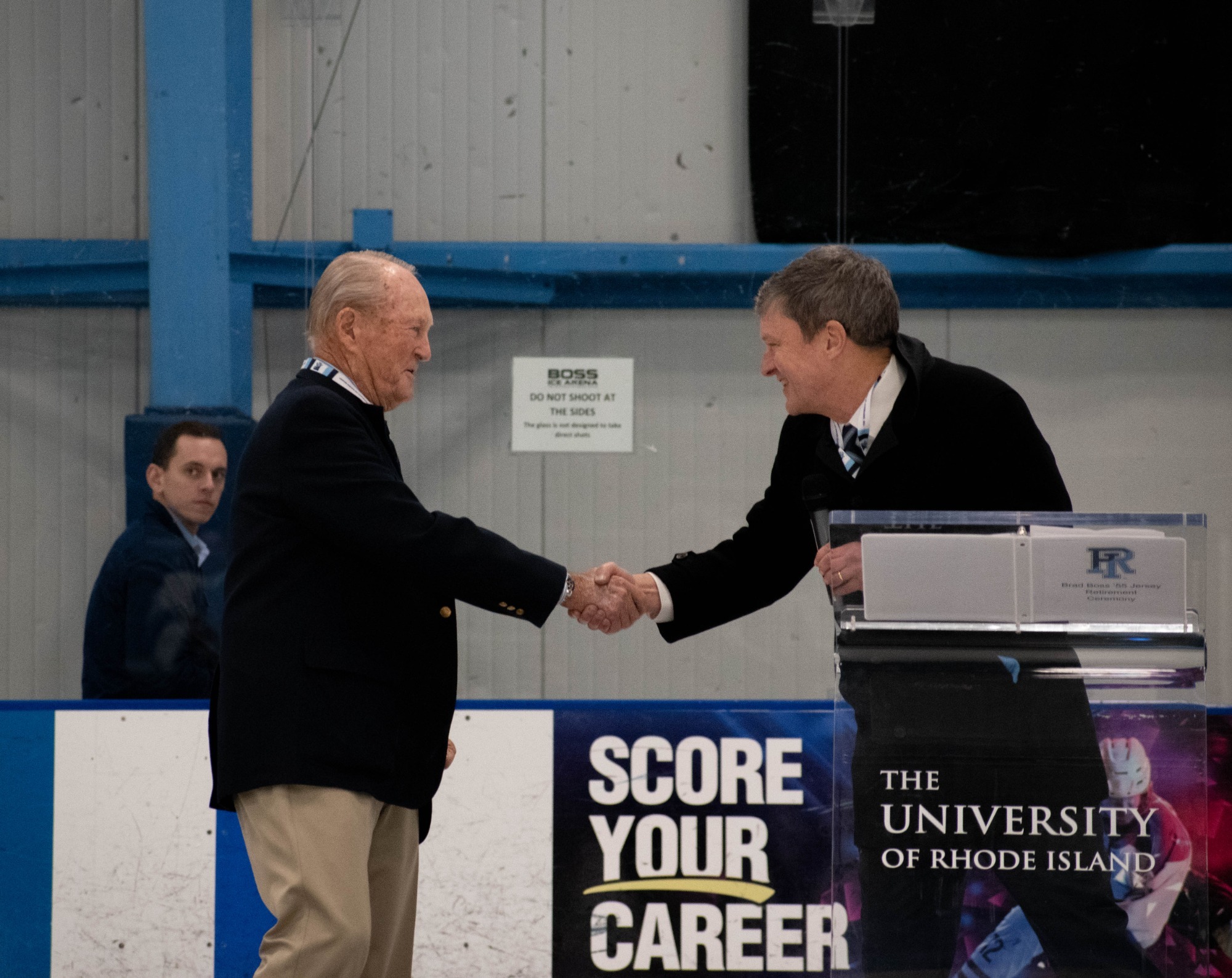 Brad Boss shaking hands 