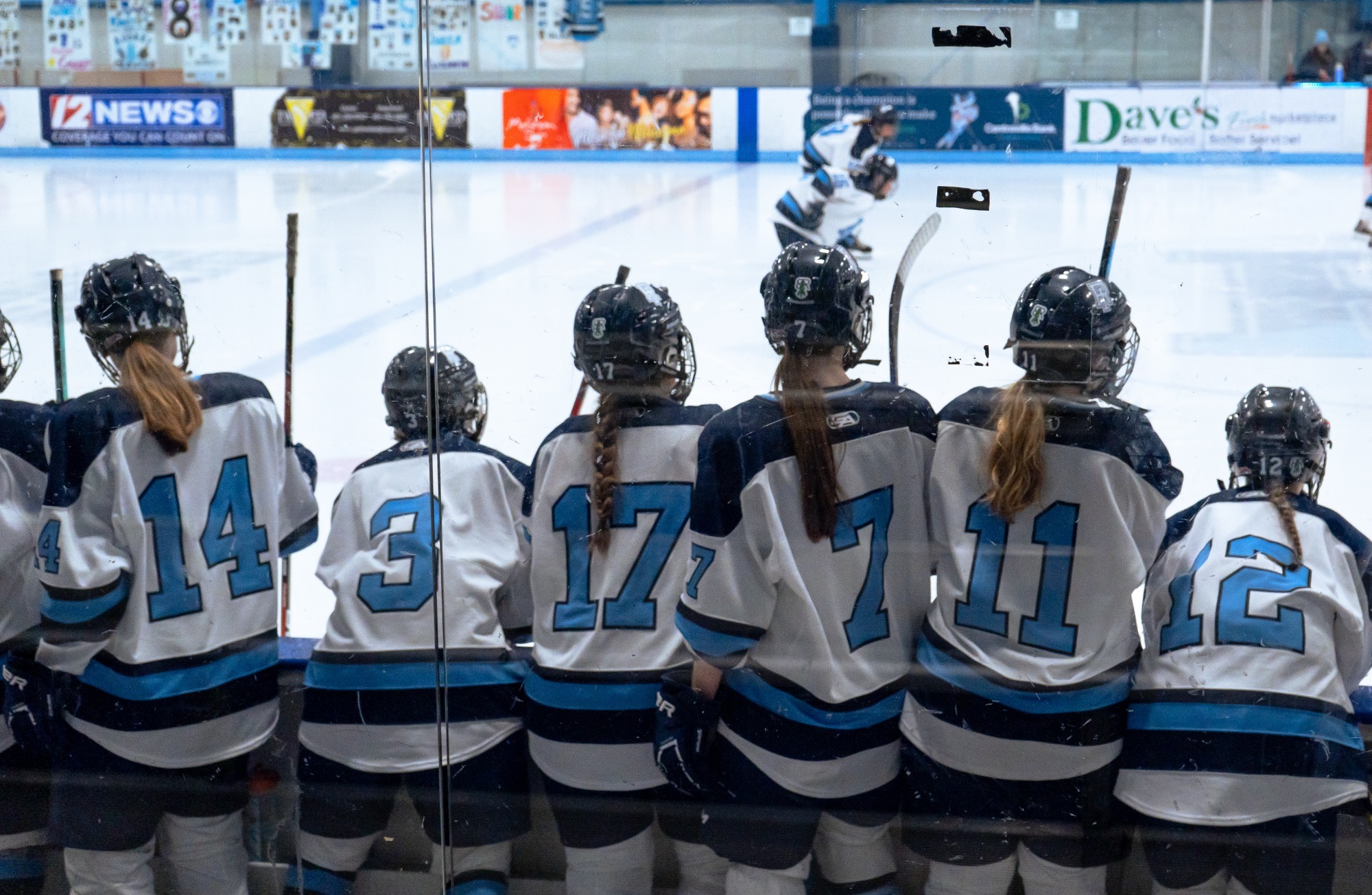 Women's Hockey Bench