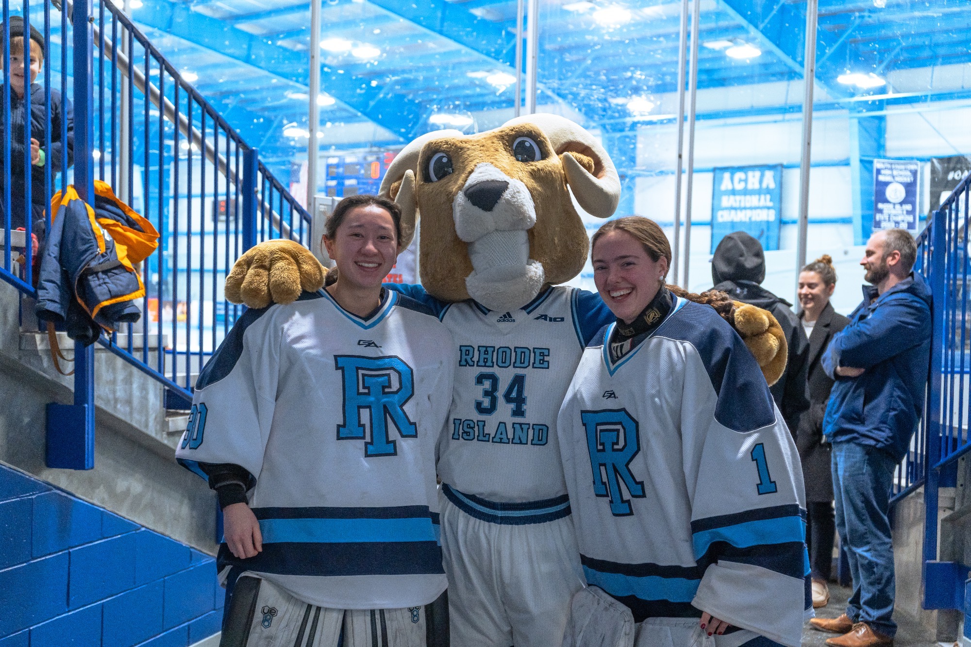 Goalies featured with Rhody Ram