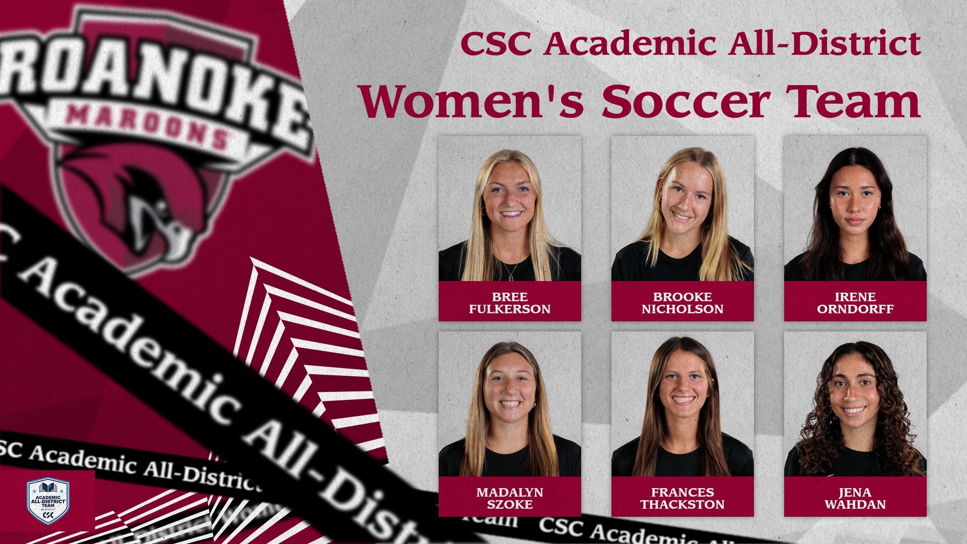 2025 CSC Academic All-District