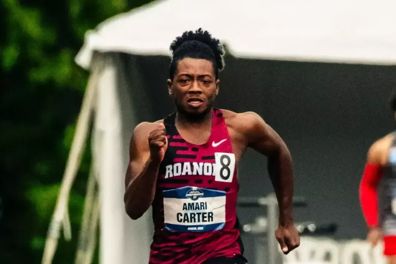 Amari Carter 100m at NCAAs