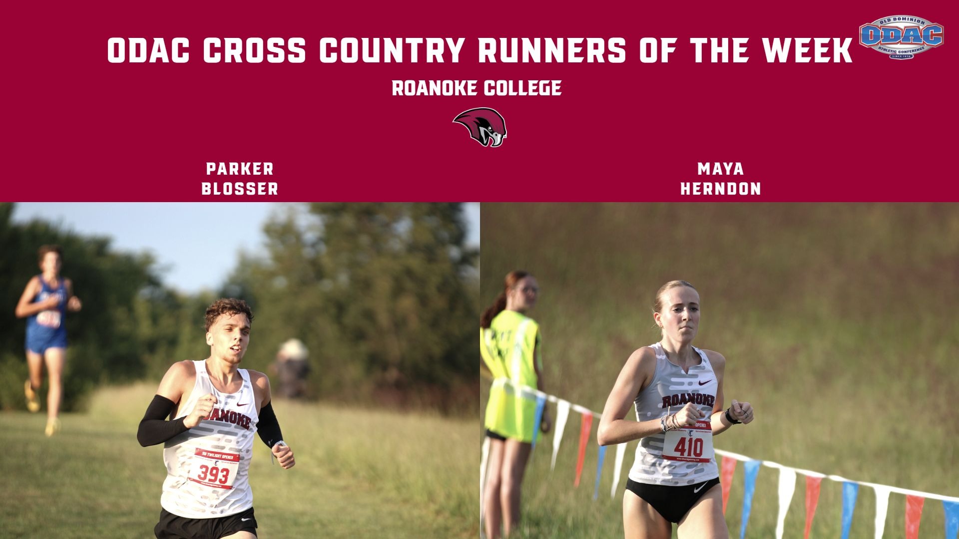 ODAC Runners of Week- Blosser/Herndon