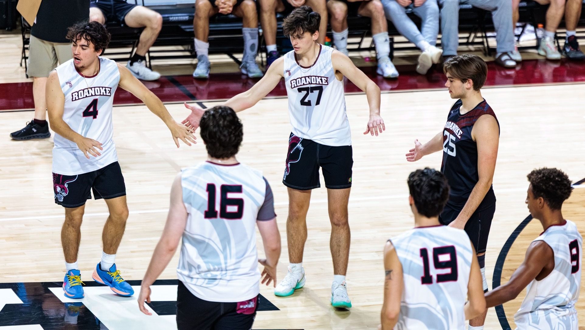 Group Huddle after Point