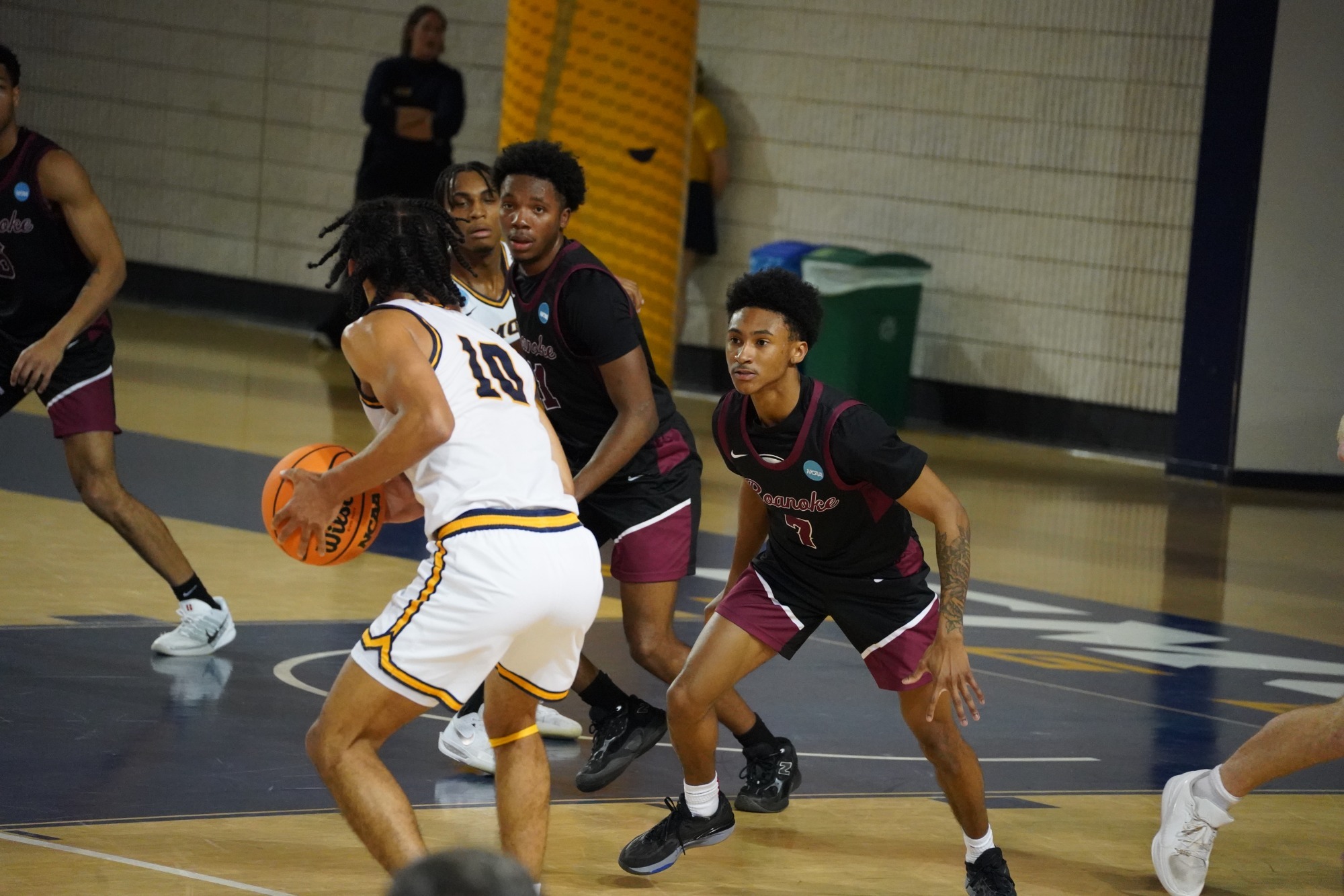 Morgan and Franze defend vs. Emory