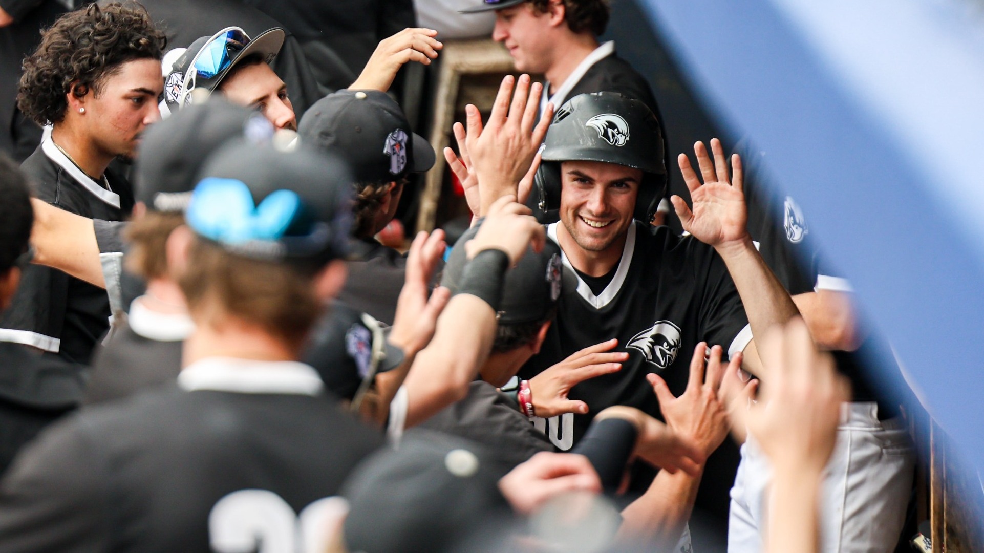 Hayden Giordano dugout celebration
