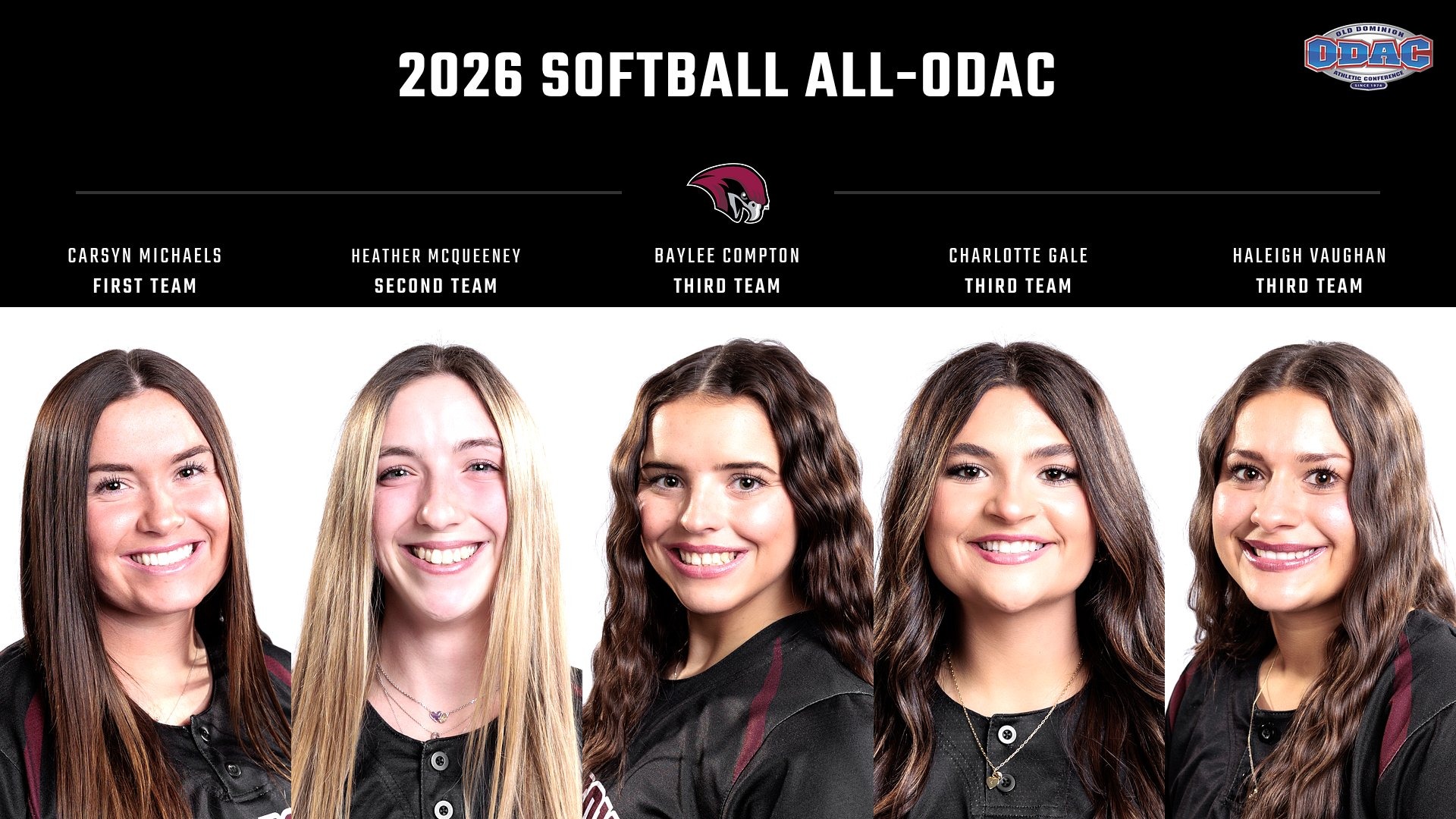 2026 All-ODAC Softball Team