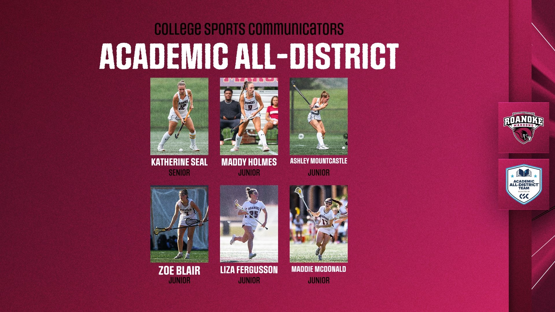Women's At-Large Academic All-District 2026