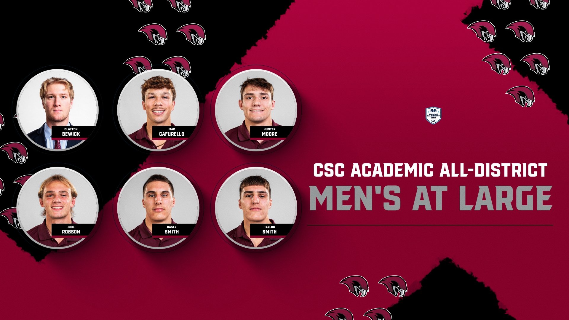 2026 CSC Men's At Large Academic All-District
