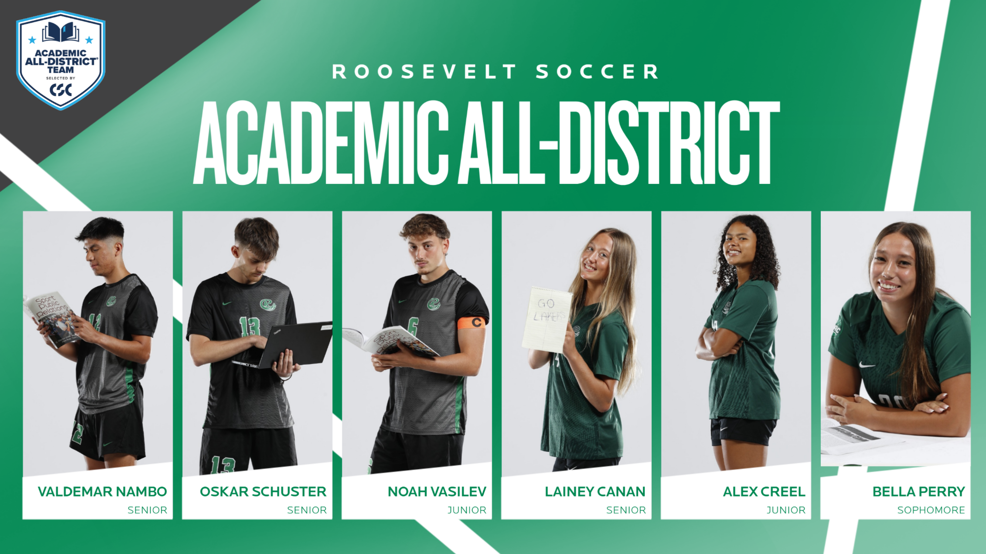 Soccer Academic AllDistrict 2025