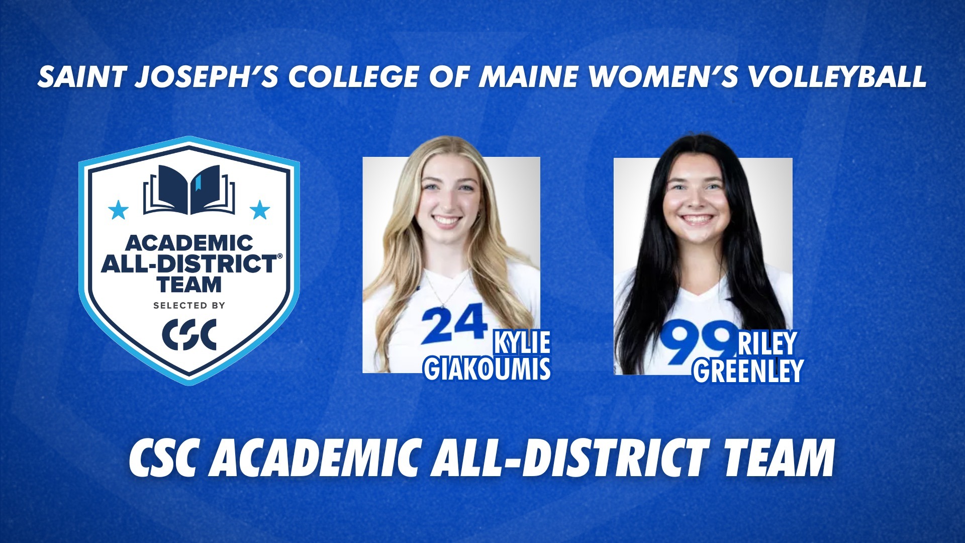 CSC Academic All-District Volleyball (2025)