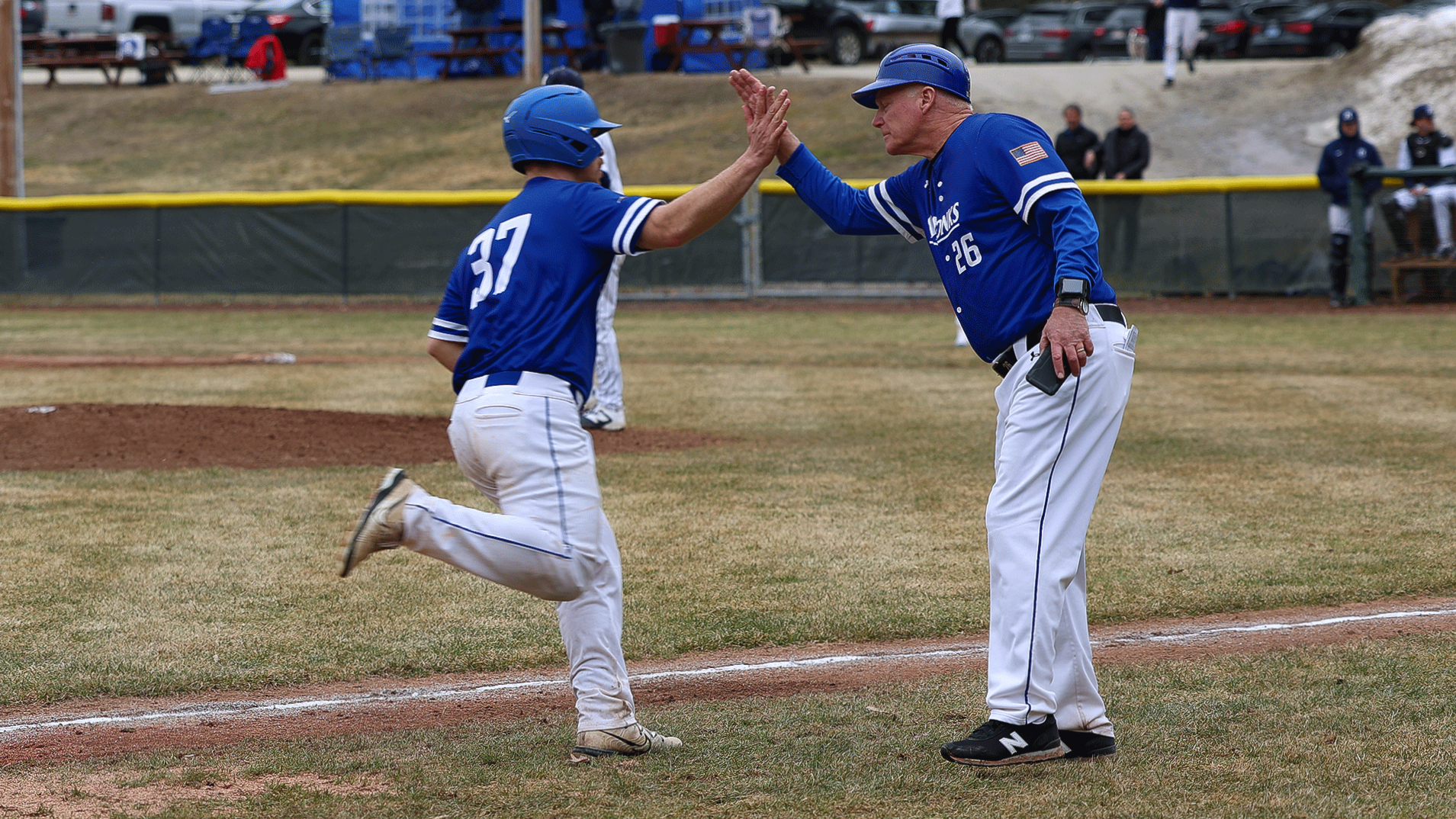 Jared Felker '26 and Coach Sanborn