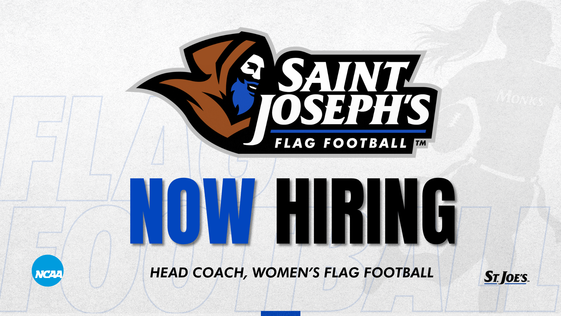 Now Hiring: Flag Football Head Coach