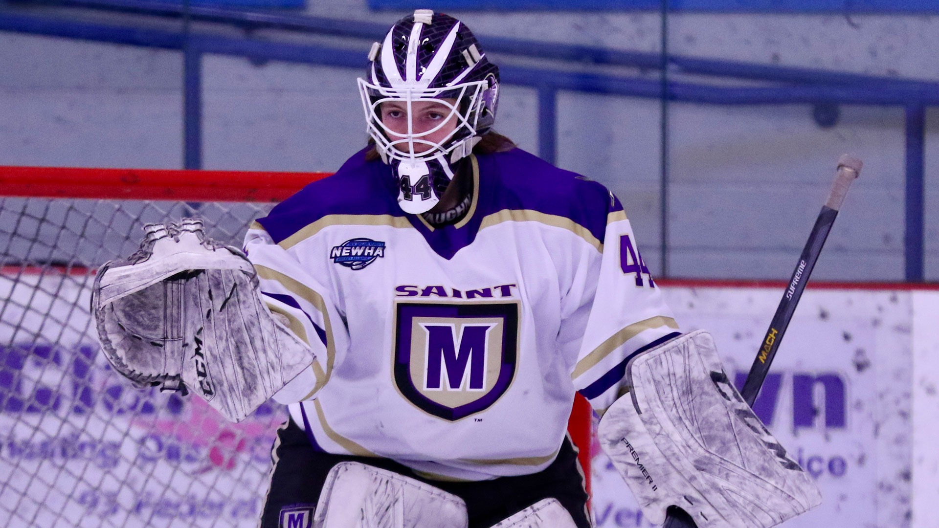 Gyurko Makes 58 Saves to Key Women's Ice Hockey's 22 Tie with Assumption Saint Michael's College