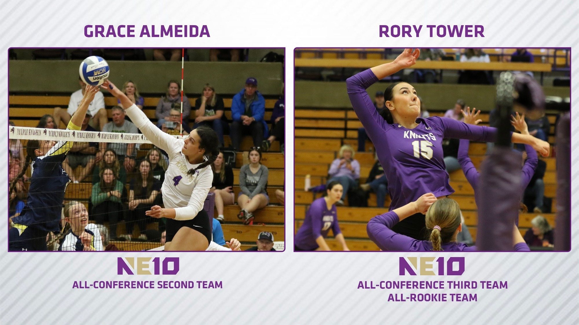 Grace Almeida Rory Tower NE10 All-Conference