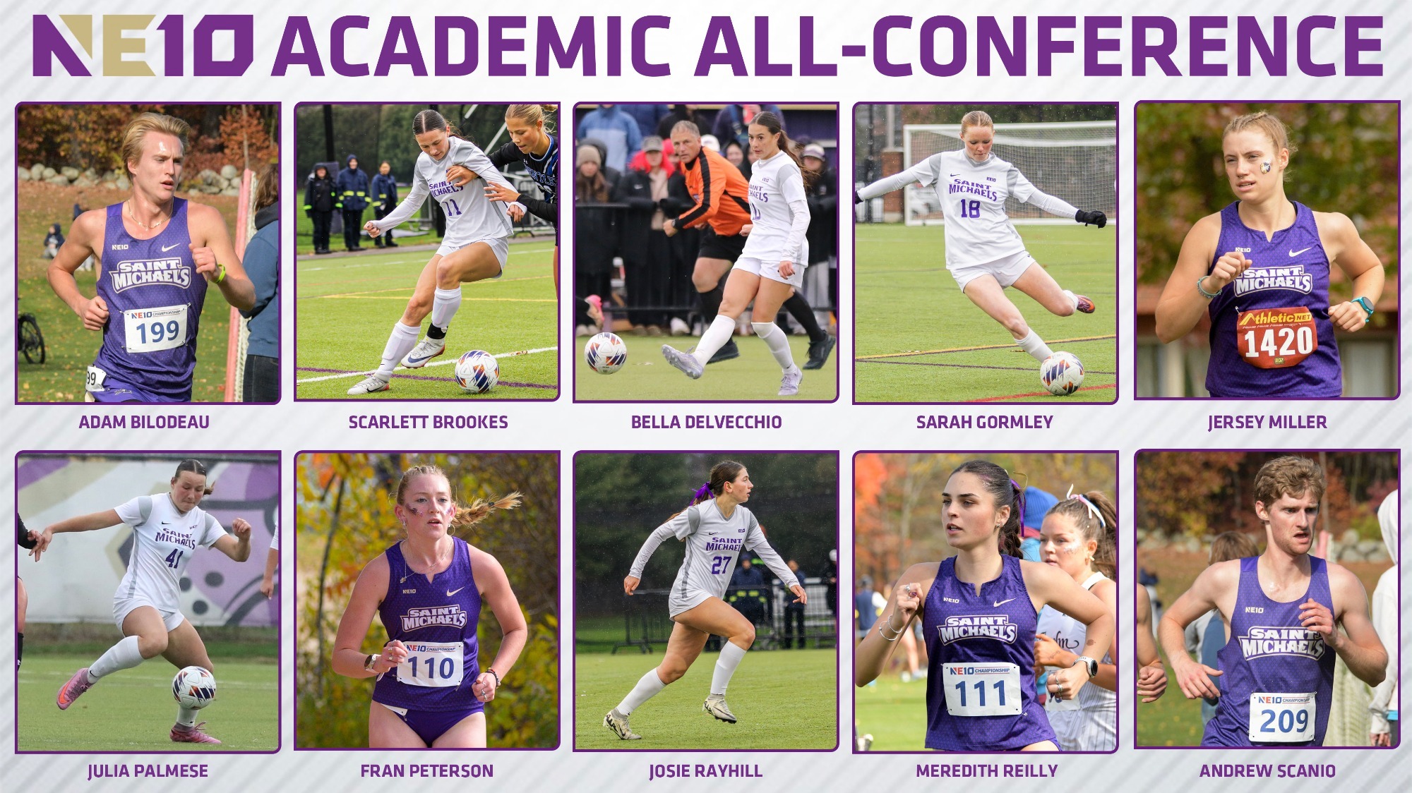 Fall 2025 NE10 Academic All-Conference