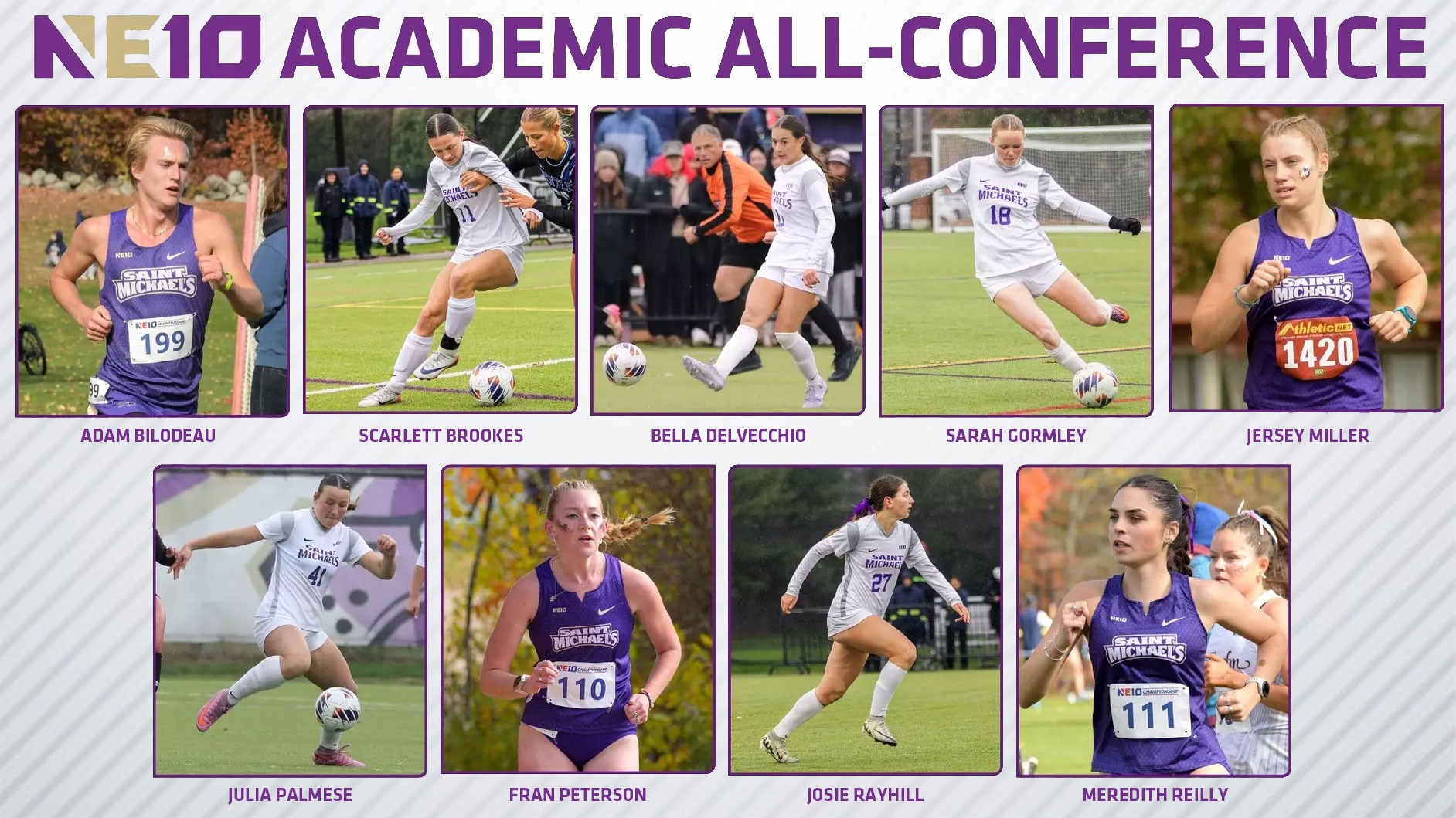 Fall 2025 NE10 Academic All-Conference
