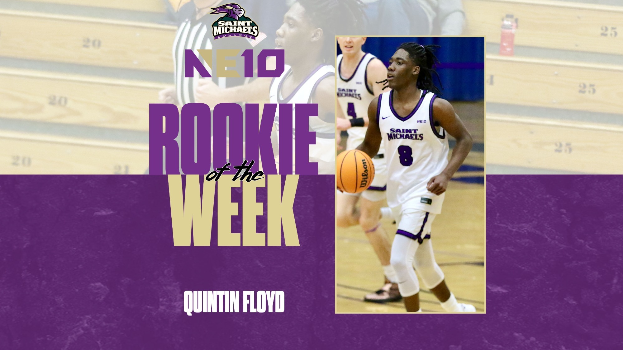 Quintin Floyd NE10 Rookie of the Week