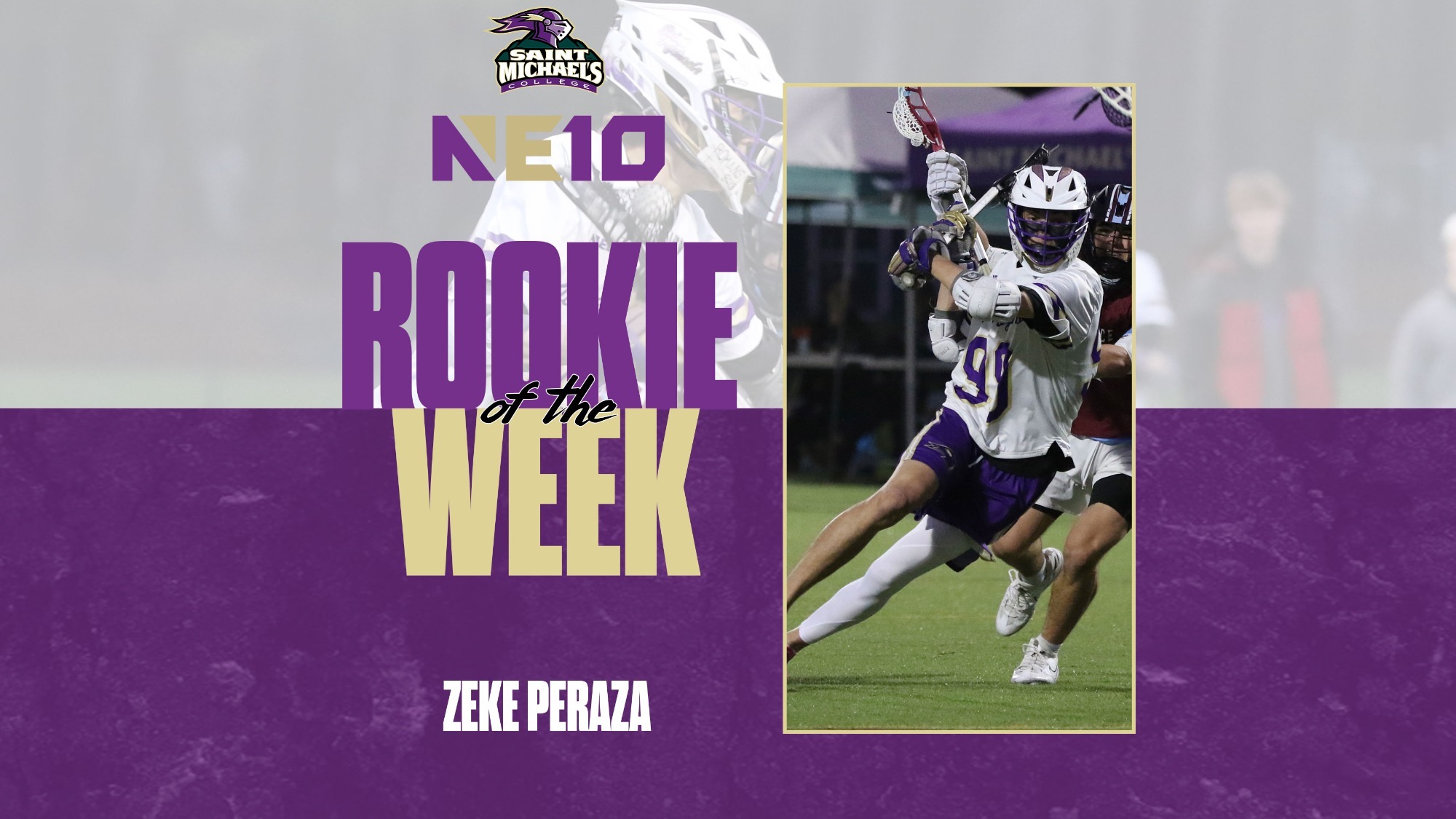 Zeke Peraza NE10 Rookie of the Week