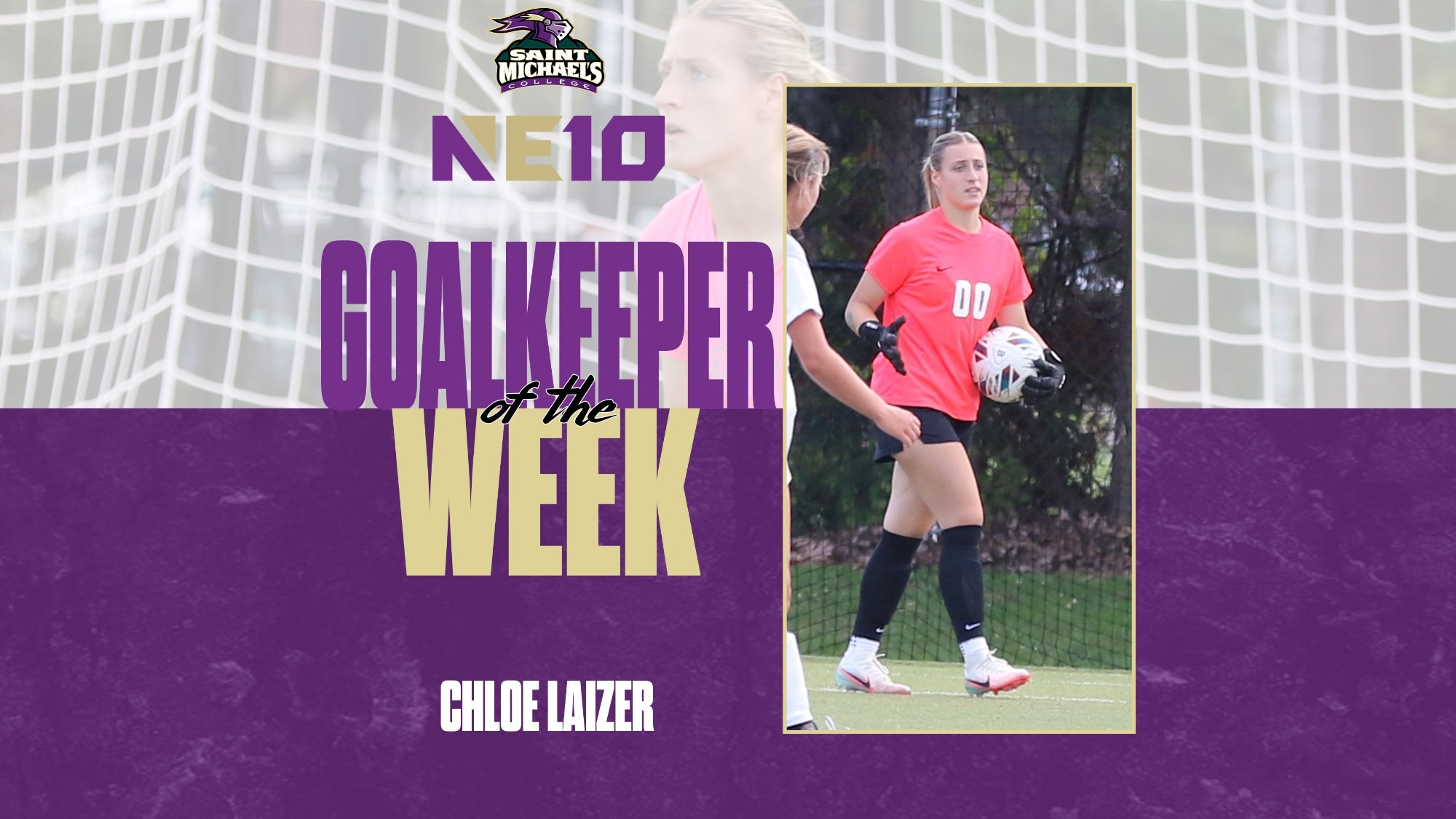Chloe Laizer NE10 Goalkeeper of the Week