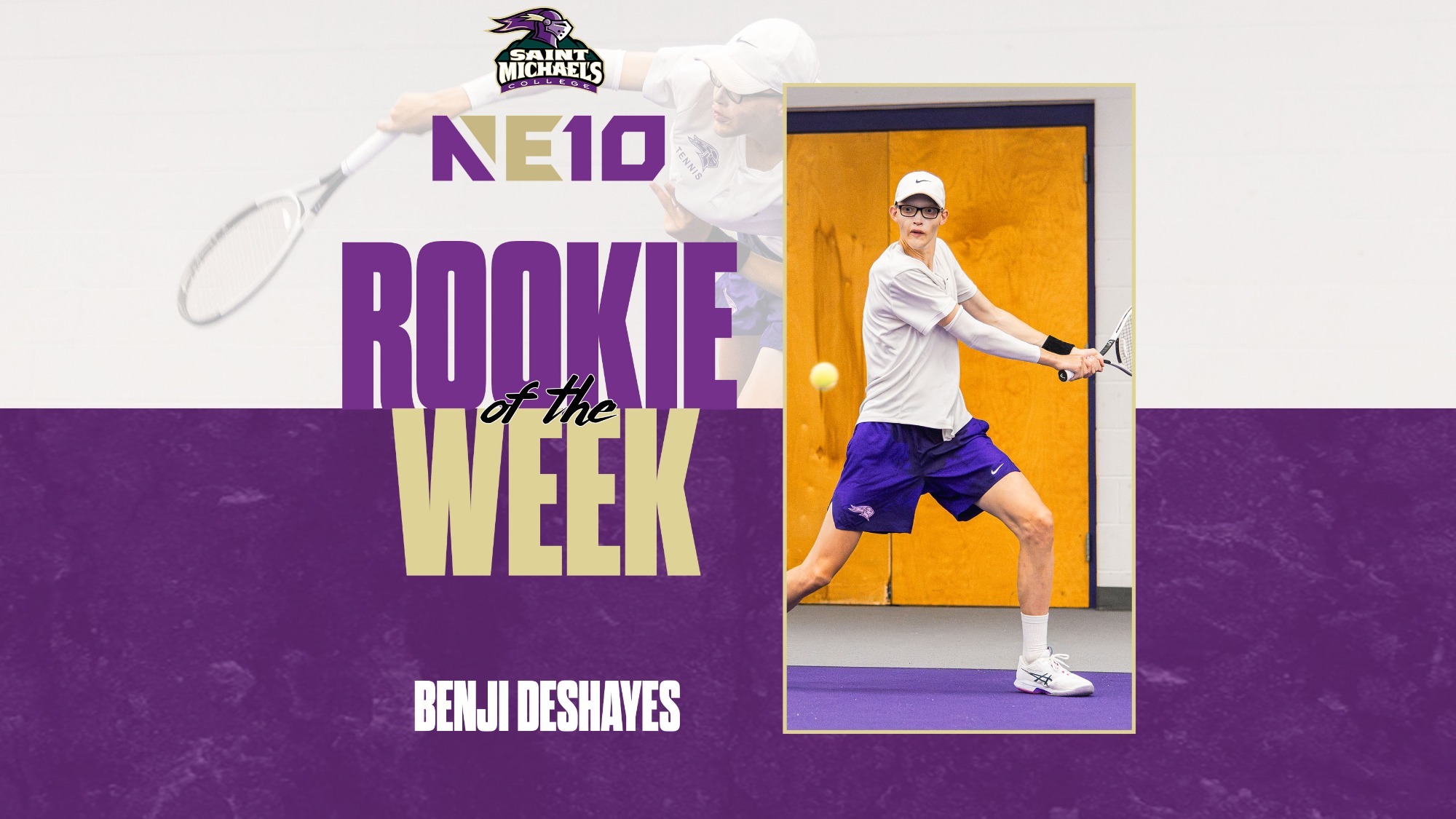 Benji Deshayes NE10 Rookie of the Week