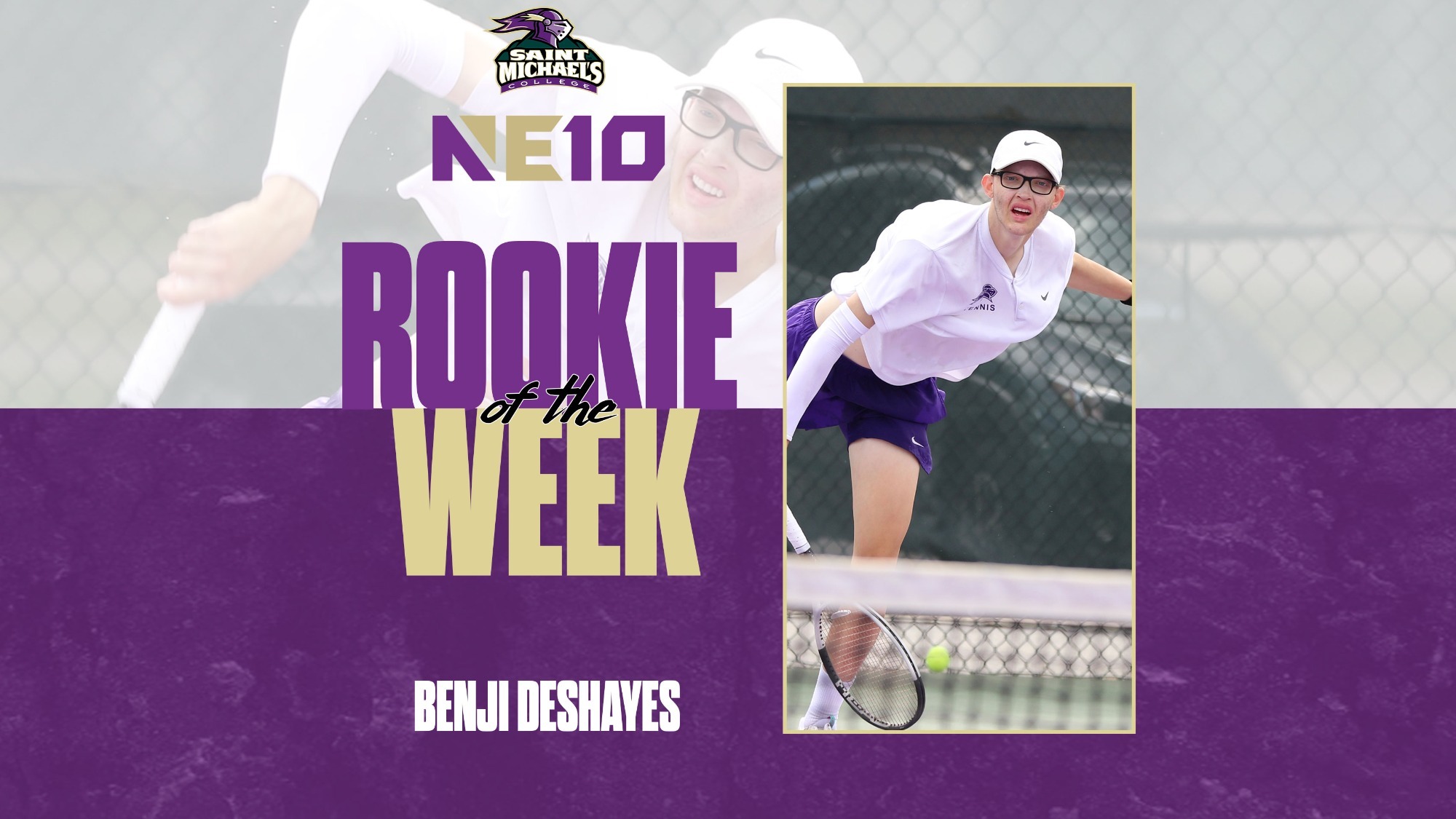 Benji Deshayes NE10 Rookie of the Week