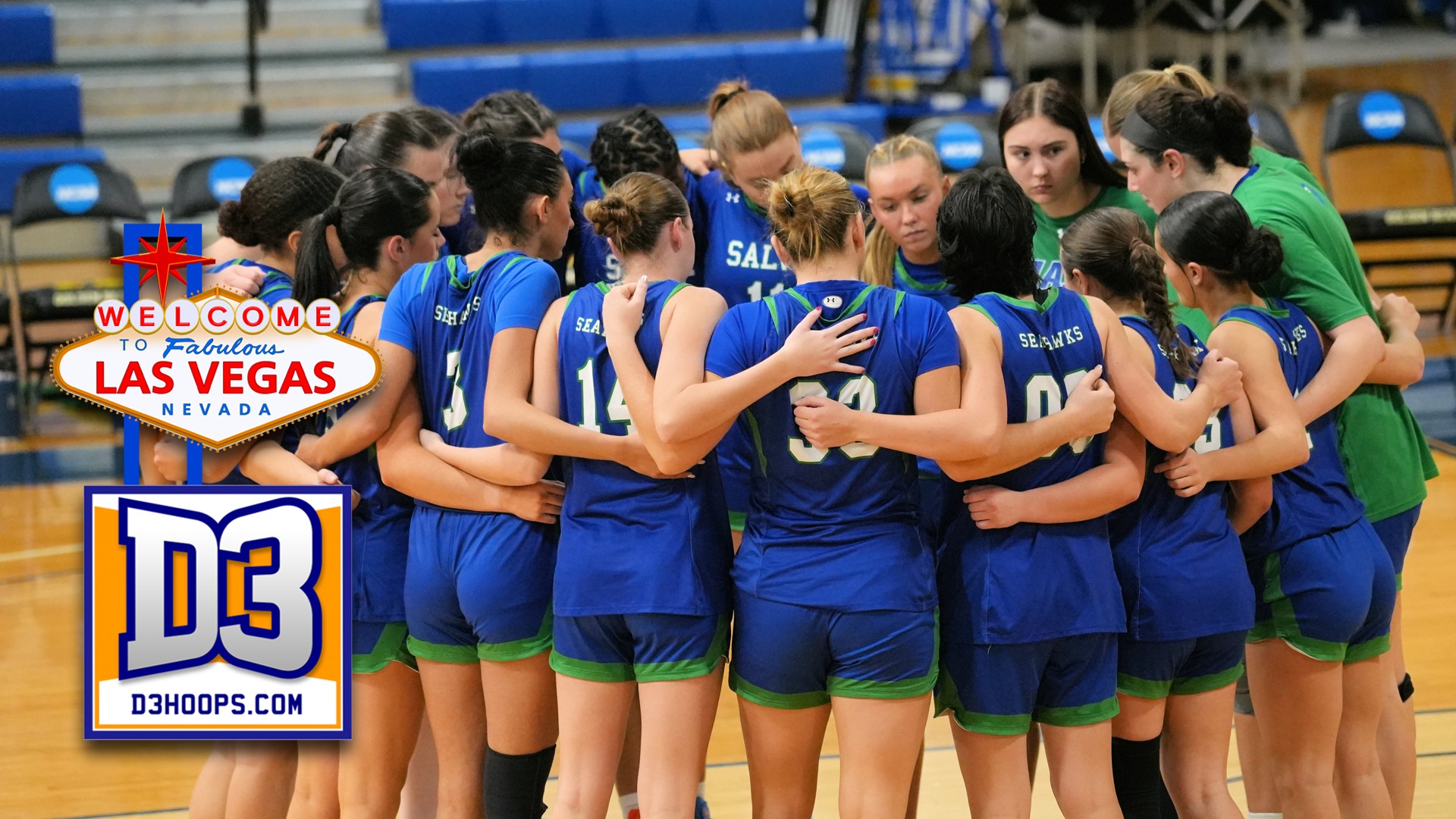 Seahawks in pre-game huddle