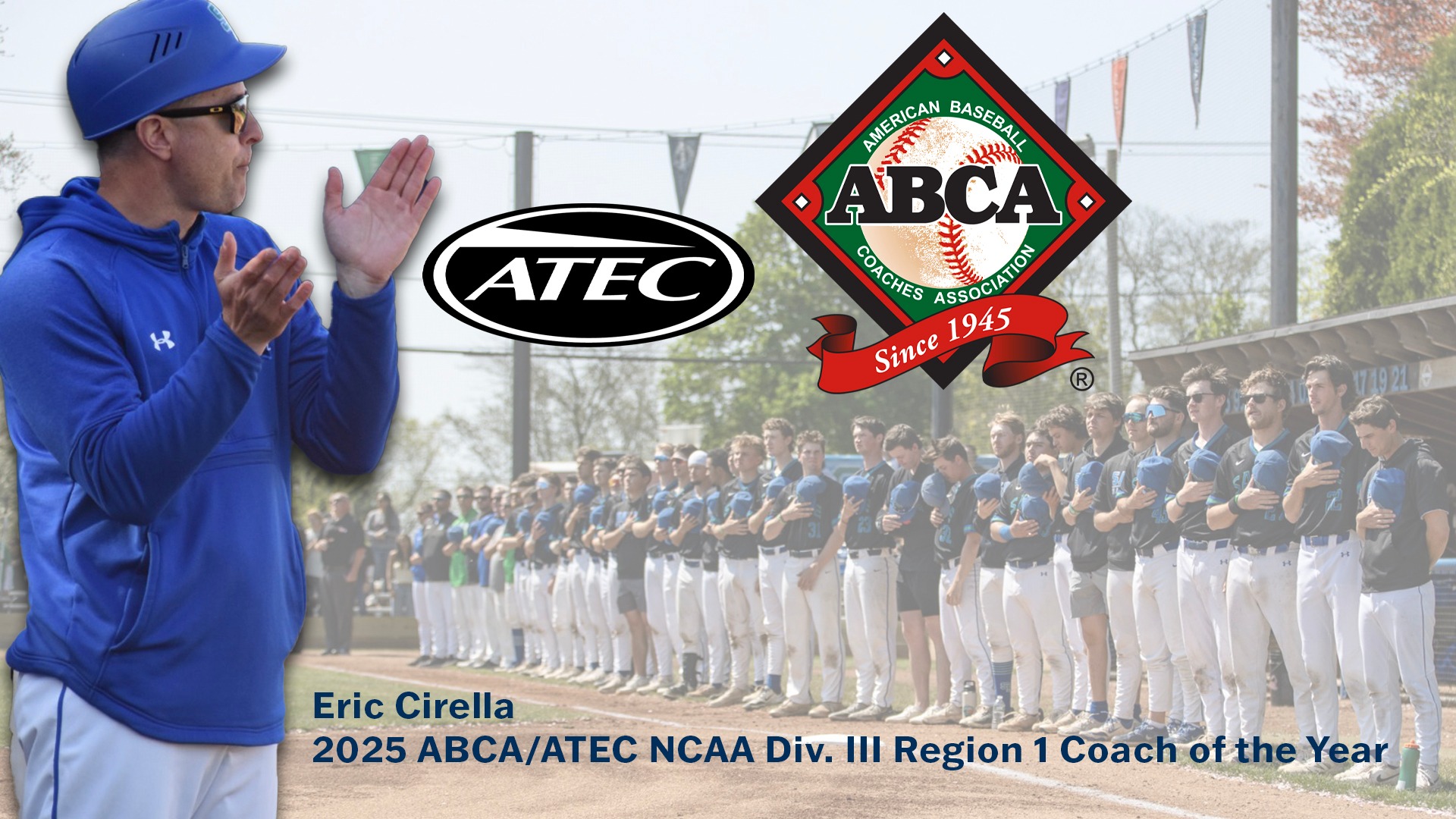 2025 ABCA/ATEC Coaches of the Year - Eric Cirella '05 (Region 1)