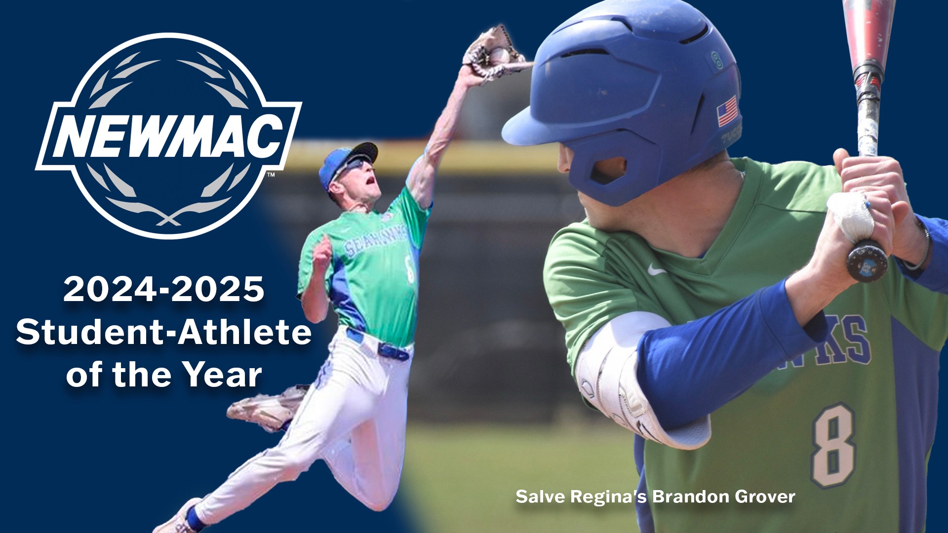 2024-2025 NEWMAC Student-Athlete of the Year -- Brandon Grover
