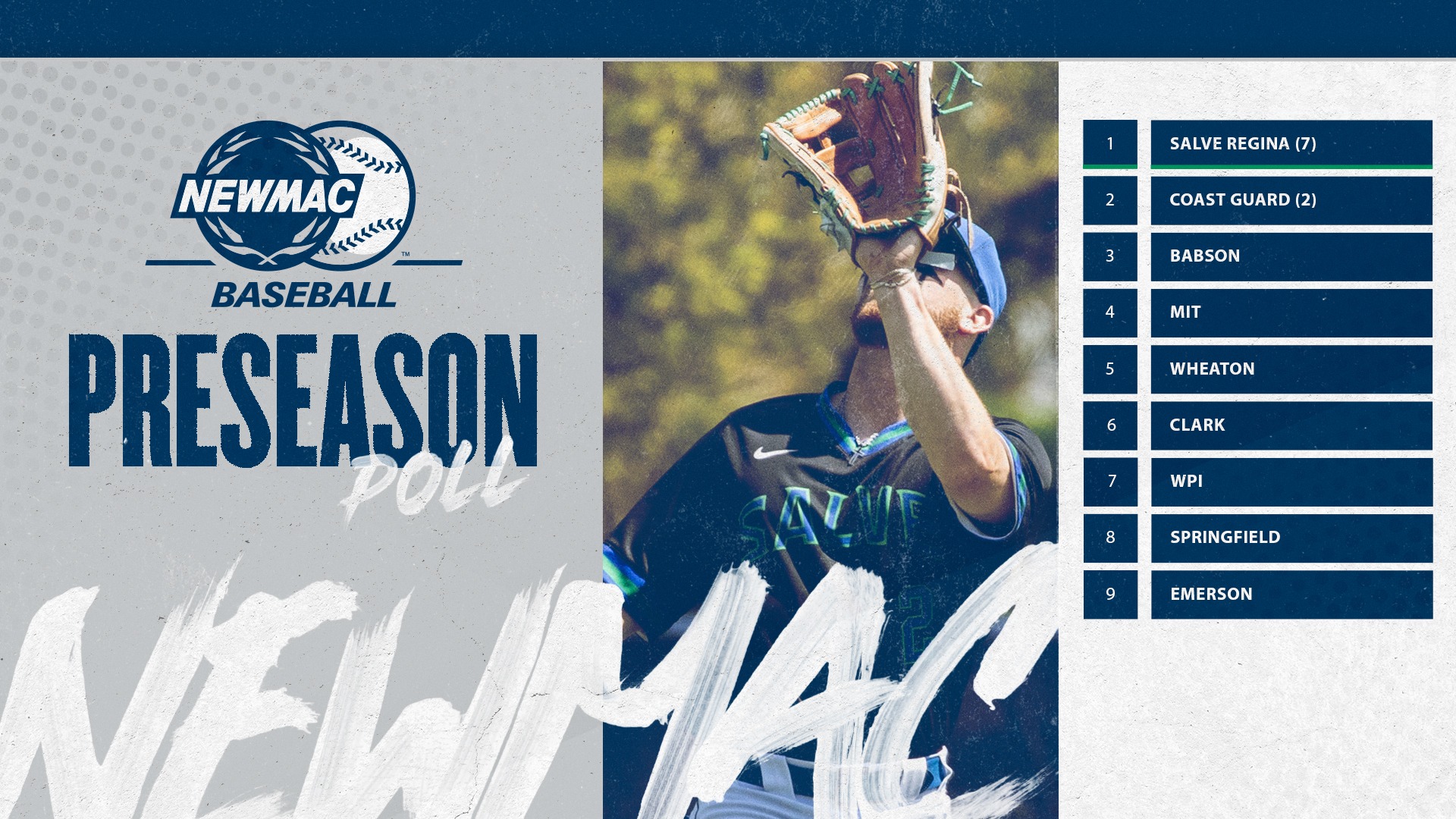 2026 NEWMAC Pre-Season Poll - Baseball