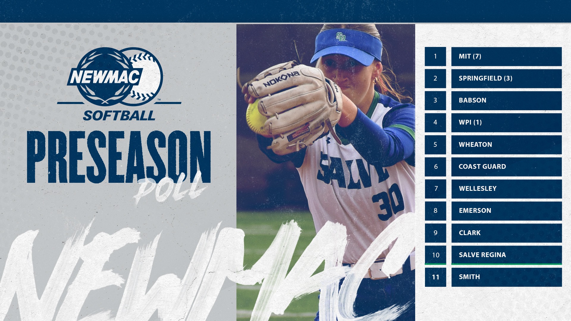 2026 NEWMAC Pre-Season Poll - Softball