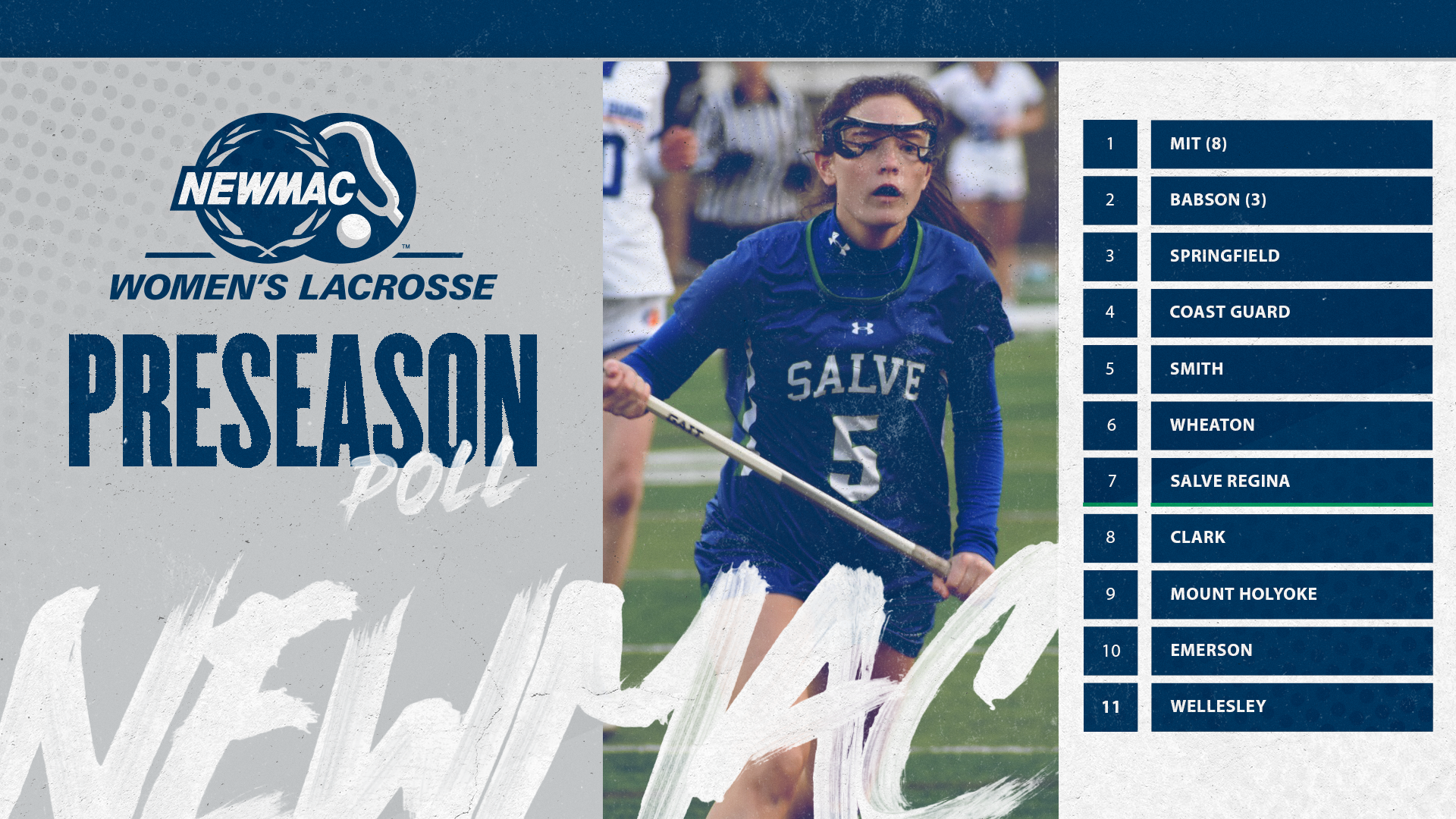 2025-2026NEWMAC Pre-Season Poll - Women's Lacrosse