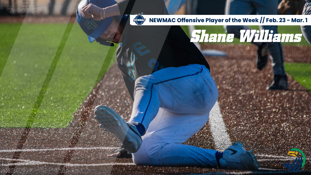 NEWMAC Offensive Player of the Week - SHANE WILLIAMS